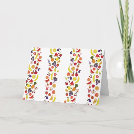 ワイリー・ウォンカの壁紙のパターン カード (正面)