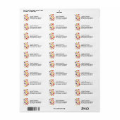 ワイリー・ウォンカの壁紙のパターン ラベル (フルシート)