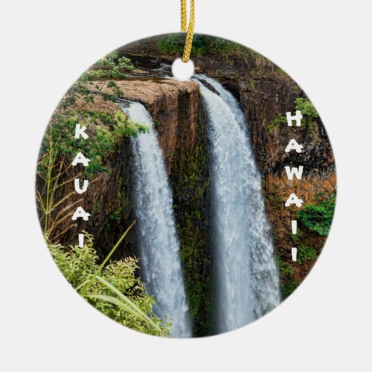 ワイルアとワイメア セラミックオーナメント (正面)