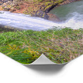 ワイルア秋，カウアイ，ハワイ ポスター (角)