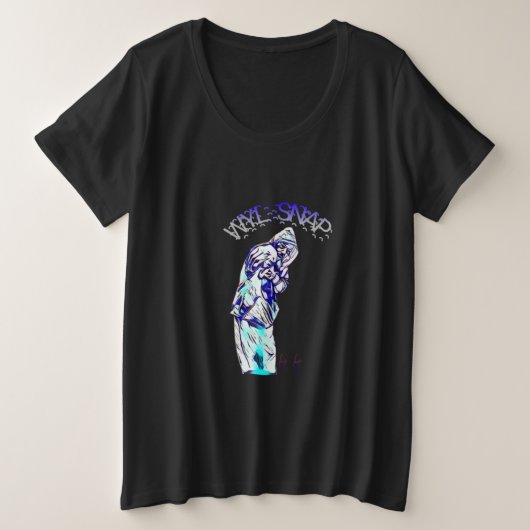 ワイルスナップ プラスサイズTシャツ (デザイン正面)