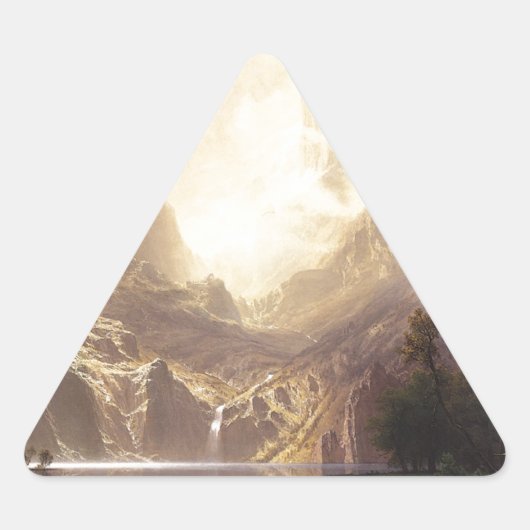 ワイルダネスと野生生物 三角形シール (正面)