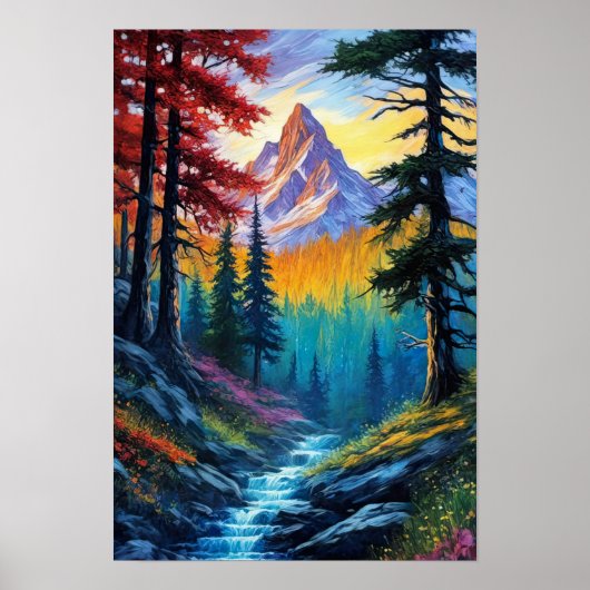 ワイルダネスリトリートカスケーディングストリーム ポスター (正面)