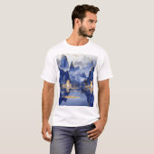 ワイルダネス山景色Tシャツ Tシャツ (正面フル)