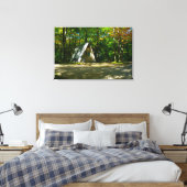 ワイルダネスAフレームキャンピングアットキャンプ キャンバスプリント (インサイチュ (寝室))