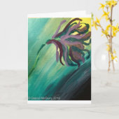 「ワイルティングバラの夜明け」グリーティングカード カード (黄色い花)