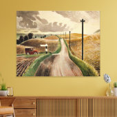 ワイルトシャーのエリック・ラヴィリア美術 キャンバスプリント (インサイチュ (リビング))