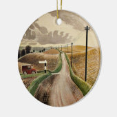 ワイルトシャーのエリック・ラヴィリア美術 セラミックオーナメント (左)