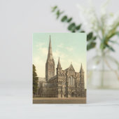 ワイルトシャー州ソールズベリー大聖堂II ポストカード (スタンド正面)