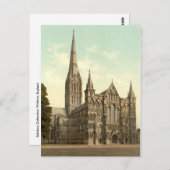 ワイルトシャー州ソールズベリー大聖堂II ポストカード (正面/裏面)