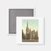 ワイルトシャー州ソールズベリー大聖堂II マグネット (正面/裏面)