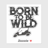 ワイルドおもしろいに生まれするゴルフカート シール (シート)