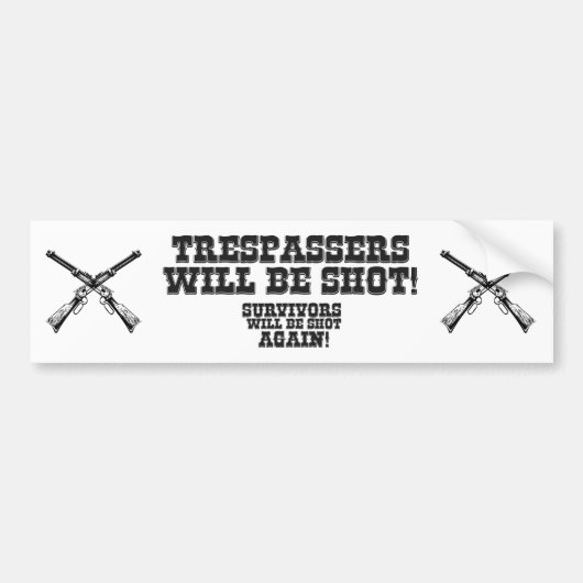 ワイルドおもしろいウエストカウボーイことわざ警告ズユーモア バンパーステッカー (正面)