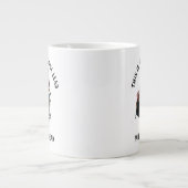 ワイルドおもしろいトルコ狩りスポーツマグ ジャンボコーヒーマグカップ (正面)