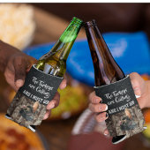 ワイルドおもしろいトルコ狩り引用文ビエクールール 缶クーラー