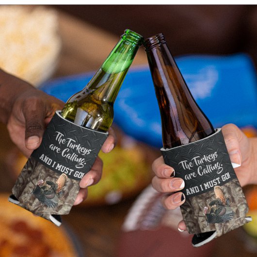 ワイルドおもしろいトルコ狩り引用文ビエクールール 缶クーラー