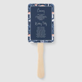 ワイルドおよびお洒落結婚式 プログラムID1110 ハンドファン (裏面)