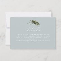 ワイルドおよびグリーン詳細カード