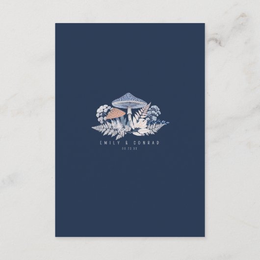 ワイルドお洒落および結婚詳細ID1110 エンクロージャーカード (裏面)