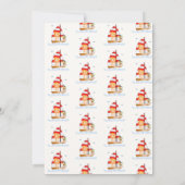 ワイルドお洒落ライオンサイロ航海のボートベビーシャワー 招待状 (裏面)