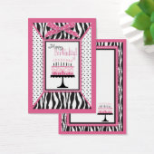 ワイルドお誕生日ケーキHPギフトラベル (デスク)