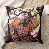 ワイルドさくらんぼブロッサム クッション (ブランケット)