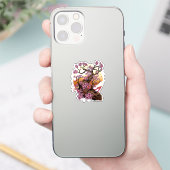 ワイルドさくらんぼブロッサム シール (スマートフォン)