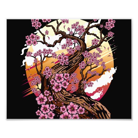 ワイルドさくらんぼブロッサム フォトプリント            (正面)