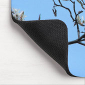 ワイルドさくらんぼ花フローラ自然 マウスパッド (コーナー)