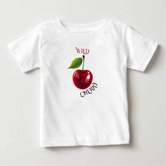 ワイルドさくらんぼ ベビーTシャツ (正面)