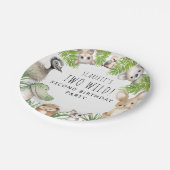 ワイルドだ！オーストラリア動物誕生会 ペーパープレート (アングル)