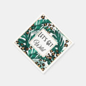 ワイルドでいこう ナップキン バチェロレッテパーティー デコ スタンダードカクテルナプキン (角)