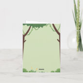 ワイルドでいてフレッシュな3人 招待状 (裏面)