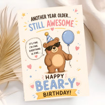ワイルドでいろんな体験をしよう 誕生日ベア