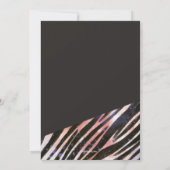 ワイルドでおしゃれなスイート16 招待状 (裏面)