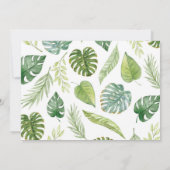 ワイルドでキュートなサファリ動物の誕生日招待状 招待状 (裏面)