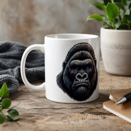 ワイルドでクールなゴリラマグ コーヒーマグカップ