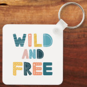 ワイルドでフリー キーホルダー (裏面)
