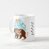 ワイルドでフリー コーヒーマグカップ (正面左)