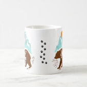 ワイルドでフリー コーヒーマグカップ (中央)