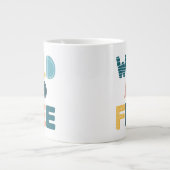 ワイルドでフリー ジャンボコーヒーマグカップ (正面)