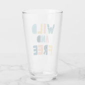 ワイルドでフリー タンブラーグラス (裏面)