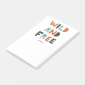 ワイルドでフリー |ドードルレター ポストイット (アングル)