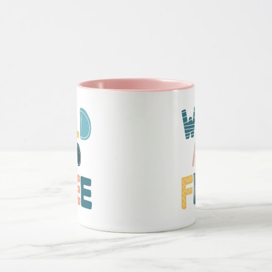 ワイルドでフリー マグカップ (中央)