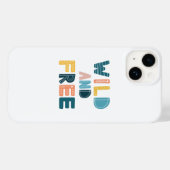 ワイルドでフリー Case-Mate iPhoneケース (裏面 (横))