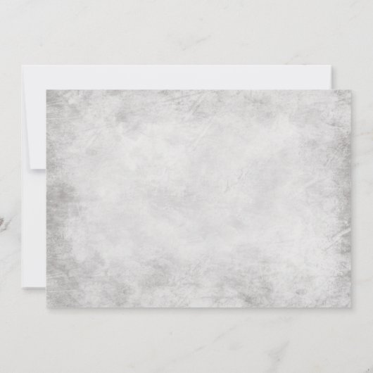 ワイルドでロックな3歳の誕生日写真招待状 招待状 (裏面)