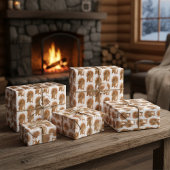 ワイルドで可愛く、チャームリスパーティー満載 ラッピングペーパーシート