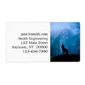 ワイルドで吠える狼 ラベル (正面)