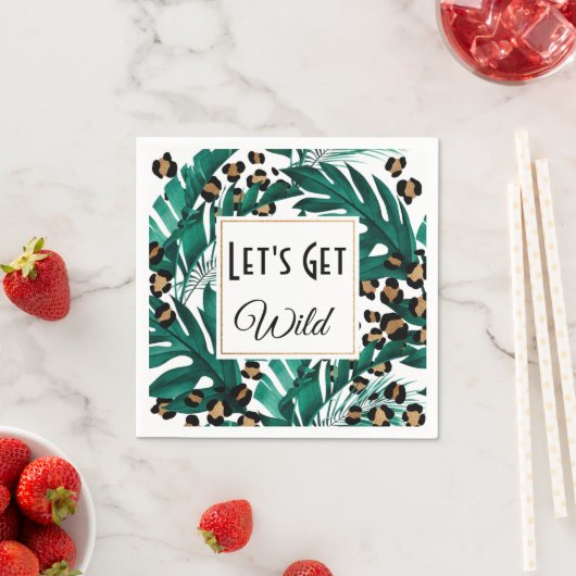 ワイルドで楽しいナプキン バチェロレッテパーティーの装飾 スタンダードカクテルナプキン (インサイチュ)