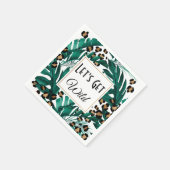 ワイルドで楽しいナプキン バチェロレッテパーティーの装飾 スタンダードカクテルナプキン (角)